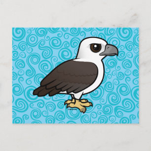 Birdorable White-bellied Zee Eagle Briefkaart