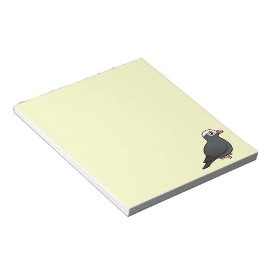 Birdorable White-crowed Pigeon Notitieblok (Schuin)