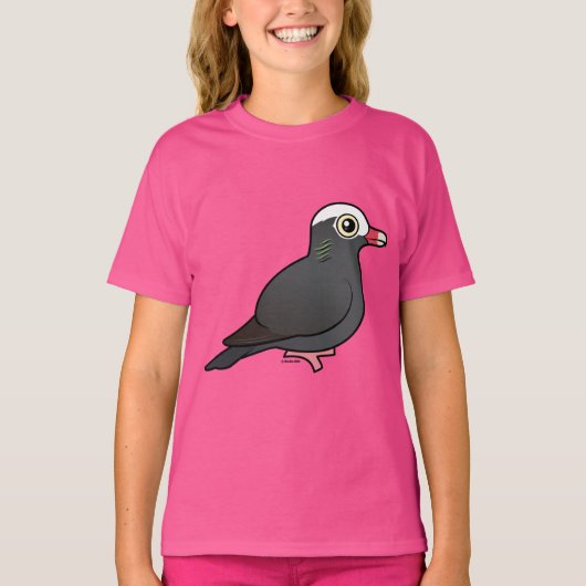 Birdorable White-crowed Pigeon T-shirt (Voorkant)