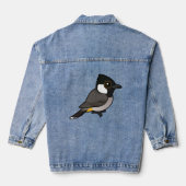 Birdorable White-eared Bulbul Denim Jacket (Achterkant)