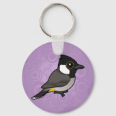 Birdorable White-eared Bulbul Sleutelhanger (Achterkant)