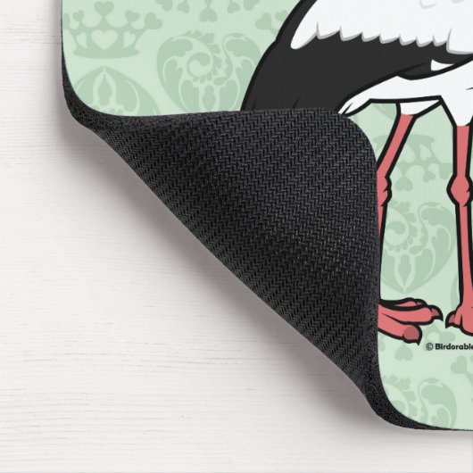 Birdorable White Stork Muismat (Hoek)