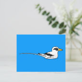 Birdorable White-tailed Tropicbird in rust Briefkaart (Staand voorkant)
