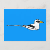 Birdorable White-tailed Tropicbird in rust Briefkaart (Voorkant)