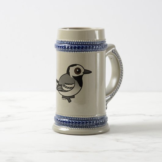 Birdorable White Wagtail Bierpul (Voorkant rechts)