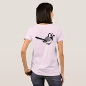 Birdorable White Wagtail T-shirt (Achterkant volledig)