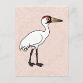 Birdorable Whooping Crane Briefkaart (Voorkant)