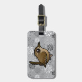 Birdorable Winter Wren Bagagelabel (Voorkant verticaal)