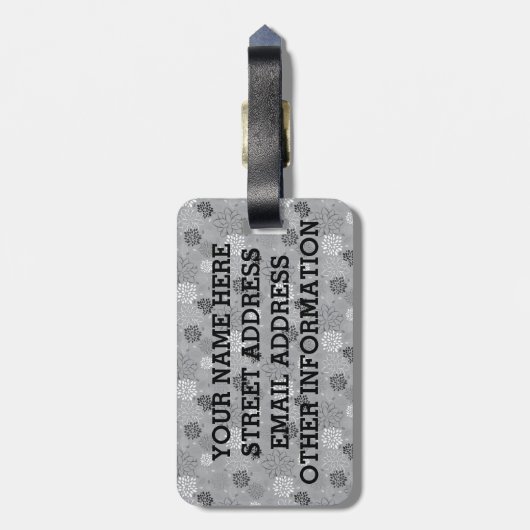 Birdorable Winter Wren Bagagelabel (Achterkant verticaal)