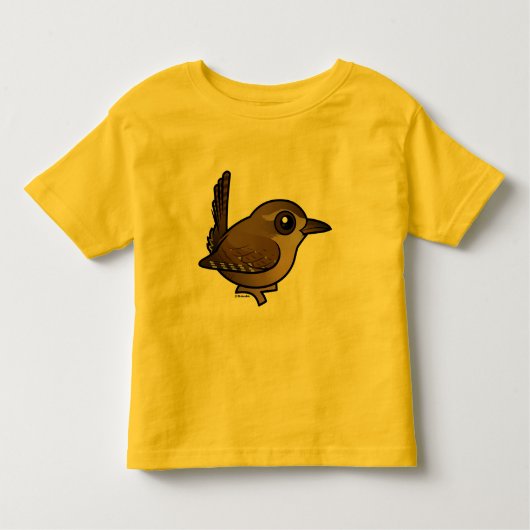 Birdorable Winter Wren Kinder Shirts (Voorkant)