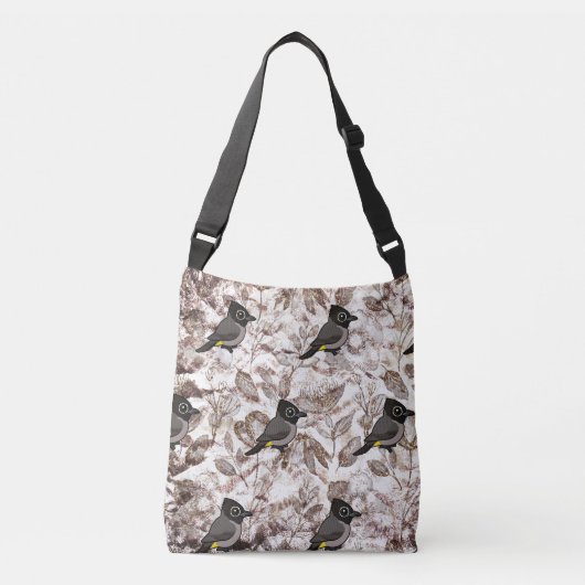 Birdorable Witbrilbulbul Crossbody Tas (Voorkant)