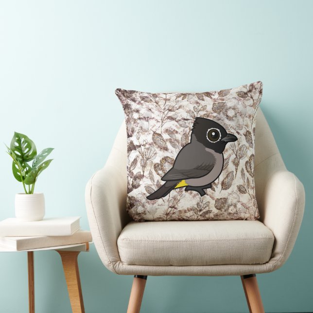 Birdorable Witbrilbulbul Kussen (Stoel)