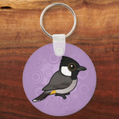 Birdorable Wittoorbulbul Sleutelhanger (Voorkant)