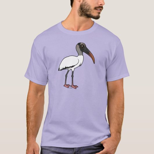 Birdorable Wood stork T-shirt (Voorkant)