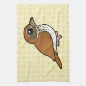 Birdorable Wood Thrush Theedoek (Verticaal)