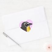 Birdorable Yellow-breasted Chat Hart Sticker (Envelop)