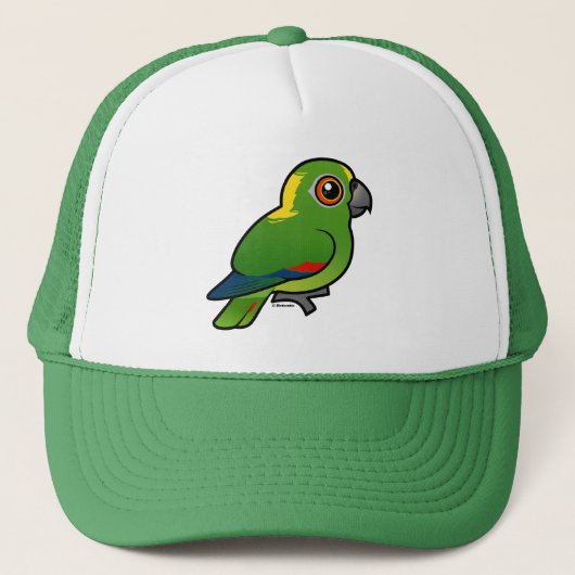 Birdorable Yellow-naped Parrot Trucker Pet (Voorkant)