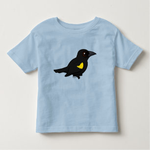 Birdorable Yellow-schouder Blackbird Kinder Shirts