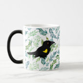 Birdorable Yellow-schouder Blackbird Magische Mok (Links)