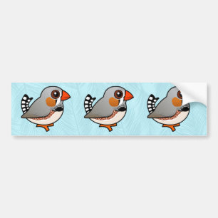 Birdorable Zebra Finch Bumpersticker