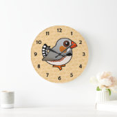 Birdorable Zebra Finch Grote Klok (Huis)