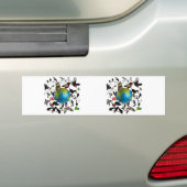 Birdorables Over de hele wereld Bumpersticker (Op auto)