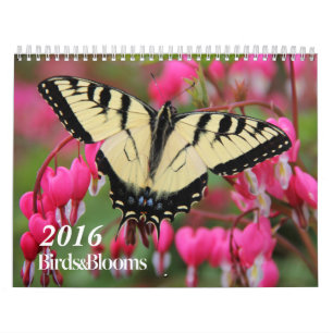 Birds and Blooms 2016 Calendar Kalender