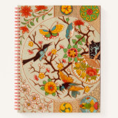 Birds and Butterflies Spiral Notebook Notitieboek (Voorkant)