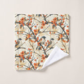 Birds and Flowers Towel Fall Gift for Their Nest Bad Handdoek (Wasdoekje)