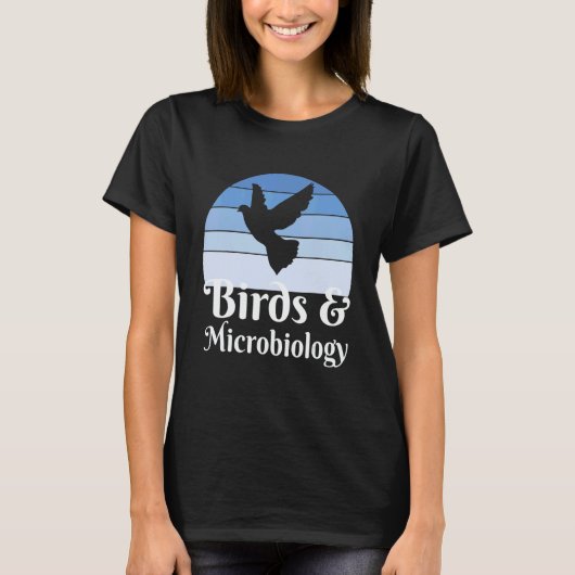 Birds And Microbiology T-shirt (Voorkant)