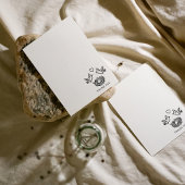 Birds and Nest Baby Shower Thank You Rubberstempel