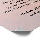 "BIRDS AND SHIPS AND CLOUDS FAMILY POEM POSTER" PO POSTER (Hoek)