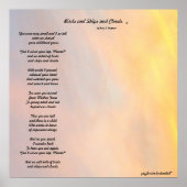 "BIRDS AND SHIPS AND CLOUDS FAMILY POEM POSTER" PO POSTER (Voorkant)