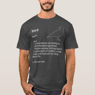 Birds Arent Real Dictionary Minimalist T-shirt