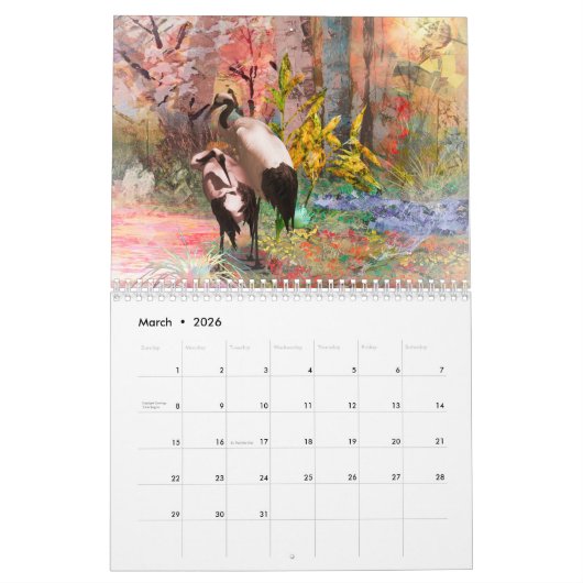 BIRDS ART KALENDER (Mar 2026)