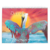 BIRDS ART KALENDER (Hoes)