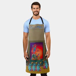 Birds at the Gallery All-Over Print Schort