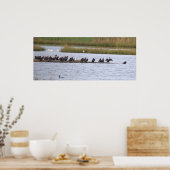Birds at the Refuge Poster (Keuken)