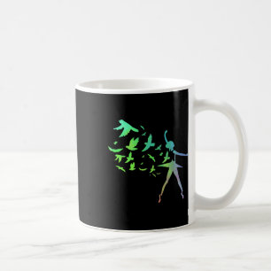 Birds Ballerina Silhouette Ballet Dancing Koffiemok