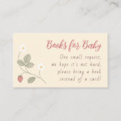 Birds & Berries Nesting Party Books for Baby Informatiekaartje (Voorkant)