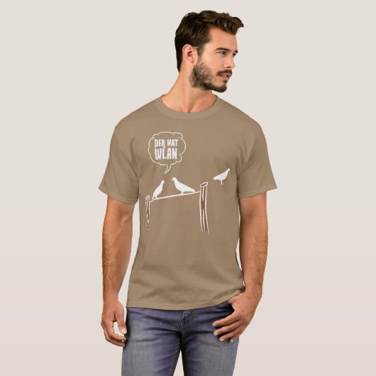 Birds Bird Lover Der Pet WLAN Gift Idee Verjaardag T-shirt (Voorkant volledig)