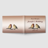 Birds Birthday Party Guest Book Gastenboek (Volledig)