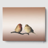 Birds Birthday Party Guest Book Gastenboek (Achterkant)