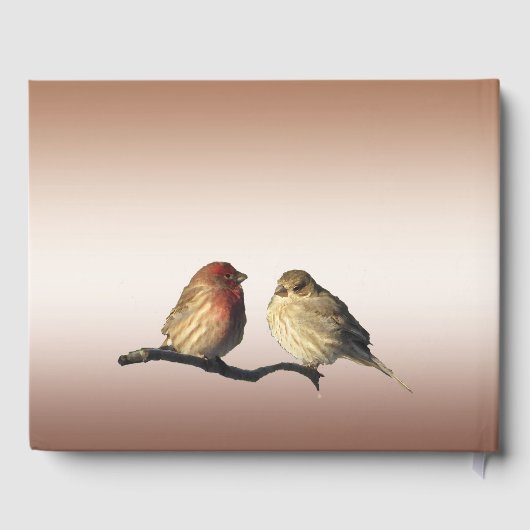 Birds Birthday Party Guest Book Gastenboek (Achterkant)