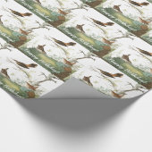 Birds Birthday Wrappapier voor audubon Wren Cadeaupapier (Hoek)