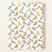 Birds & Blooms Waterverf Sketch Monogrammed Planner (Achterkant)