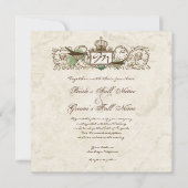  Birds, Blue Egg - Trouwuitnodiging Kaart (Voorkant)