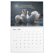 Birds Calendar 2026 - With bible verses Kalender (Mar 2027)
