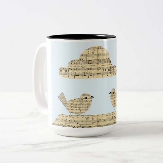 Birds coffee mok (Voorkant links)