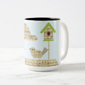 Birds coffee mok (Voorkant rechts)